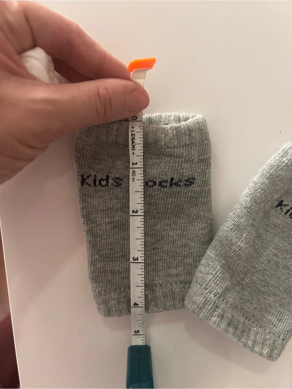 Kids Knee/Elbow Guard Gray Stretchy Socks